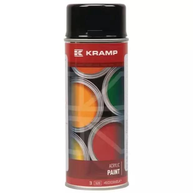 Konemaali Musta, RAL 9085, Spray - Konemaalit ja Runkomaalit - 908504KR - 1