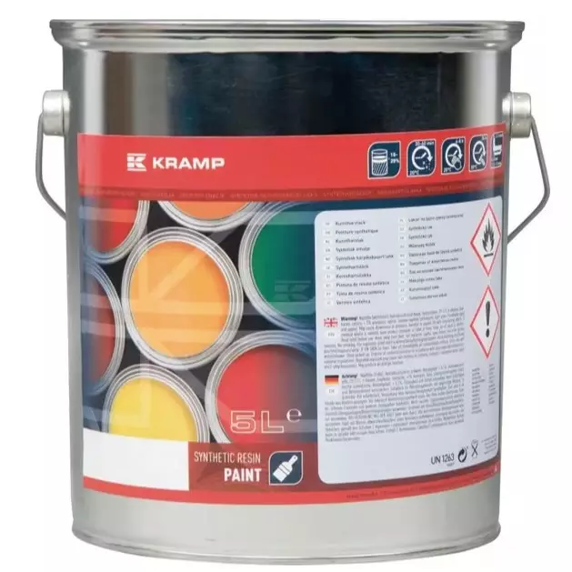 Maskinfärg Grön, RAL 6060, 5 liter - Maskinfärger och Karossfärger - 606012KR - 1