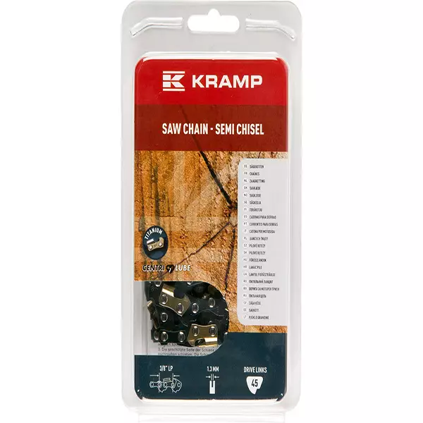 Sågkedja Kramp 1,3mm 3/8" 45DL - Sågkedjor, oljor och flänsar - 38LP13SB45KR - 1