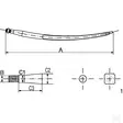 Greppinne till Frontlastare 1100mm Slät - Nya Truckgafflar - 5193221156S - 3
