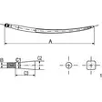 Etukuormaajan Piikki 810mm Kartio 1 - Trukkipiikit Uudet - 5193221151S - 3